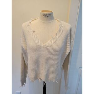 Tic Toc‎ Beige/Cream/Ivory Small Sweater